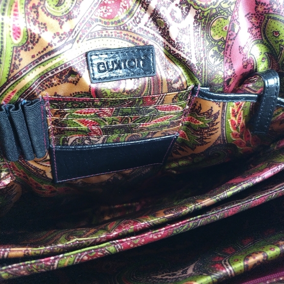 Buxton Briefcase Genuine Leather Laptop Bag Portfolio Business Professional Tote - Picture 10 of 16